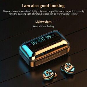 Wireless Earbuds TWS Waterproof Bluetooth Headphone Noise Canceling Earbuds 5.0