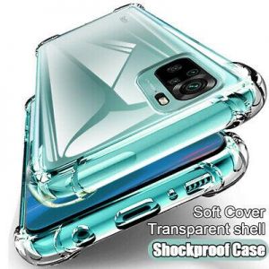 For Xiaomi Poco X3 NFC F3 M3 Mix4 Shockproof Transparent Silicone TPU Case Cover