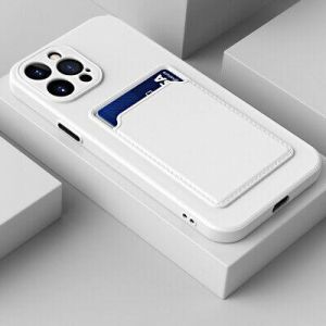 Electronics For Apple Case For iPhone 13 12 Pro Max 11 XS XR 8 7 Shockproof Card Holder TPU Slot Cover