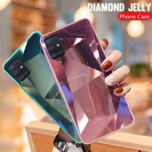 Electronics For samsung For Samsung S21 S20 FE A21S Note 20 A51 A71 A32 Diamond Mirror Hard Case Cover