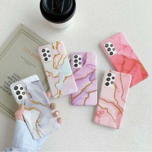 Electronics For samsung Marble Case For Samsung S21 FE S21 Ultra S20 A52 A72 A32 A71 A51 Silicone Cover