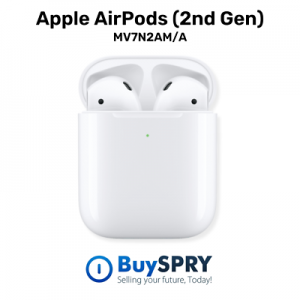 Apple AirPods 2nd Generation 🍎 Bluetooth Earbuds & Charging Case 🎵 MV7N2AM/A